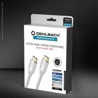 Oehlbach Performance Black Magic MKII, UHS HDMI cable 2m white, D1C92491