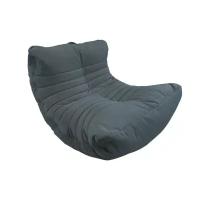 Современное кресло для отдыха aLounge - Acoustic Sofa - Luscious Grey (Велюр) - мягкая мебель в гостиную, детскую, спальню, на балкон