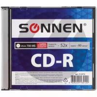 Диск Sonnen CD-R 700 Mb 52x Slim Case (1 шт)