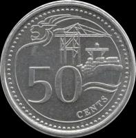 Монета 50 центов 2013