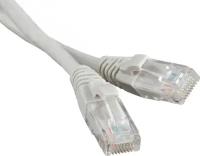 Патч-корд UTP кат.6, 5м, Hyperline, серый (PC-LPM-UTP-RJ45-RJ45-C6-5M-GY)