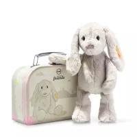 Мягкая игрушка Steiff Soft Cuddly Friends Hoppie rabbit in suitcase (Штайф Мягкие Приятные Друзья кролик Хоппи в чемодане 26 см)