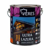 Декоративная пропитка для дерева Veres Ultra Lazura №17, глянцевая, 2,7 л, золотой бор