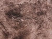HWIT CO LTD Ковер-накидка из натуральной овчины десятишкурная коричневая 10SS B0 005b 1.9x2.15 м