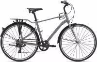 Велосипед Giant Momentum iNeed Street 28" (2021) (Велосипед Giant 21 iNeed Street 28",S, Темно-Серый, 2105001224)