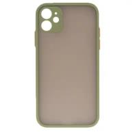 Чехол для iPhone 11 Shockproof Gray/Khaki/Orange