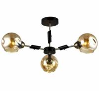 Люстра потолочная Sfera Sveta 74328/3 BRONZE+BLACK, E14, 40 Вт