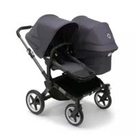 Детская коляска 2 в 1 Bugaboo Donkey5 Duo Graphite/Midnight Black/Stormy Blue