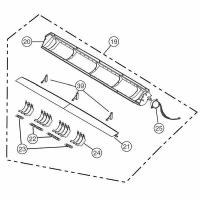 Panasonic CWE20C2223 Блок жалюзи внутреннего блока кондиционеров CS-A12CTP, CS-A18CTP