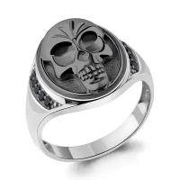 Серебряное кольцо Aquamarine А67729Ч с ювелирным кристаллом, Серебро 925°, размер 20,5