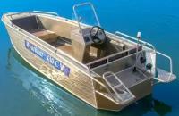 Моторная лодка Wyatboat-430C/ Алюминиевый катер/ Лодки Wyatboat