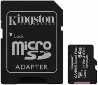 Карта памяти Kingston microSDXC Canvas Select Plus Class 10 UHS-I U1 (100/10 Mb/s) 64GB + ADP