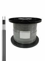 Саморегулирующийся греющий кабель на трубу, 15м 30Вт-2/ Без экрана/ Серый