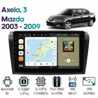 Штатная магнитола Wide Media Mazda 3, Axela 2003 - 2009 [Android 10, 9 дюймов, 2/32GB, 8 ядер, DSP, 4G]