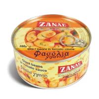 Фасоль гигантская печёная в томатном соусе Zanae, 280 г