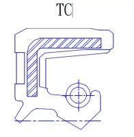 Сальник (манжета армированная) 16x27x6 TC NBR 70-C-C WLK
