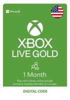 Подписка Xbox Game Pass Live Gold 1 месяц, регион США