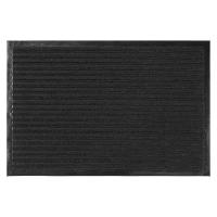 ANHUI IMPORT AND EXPORT CO.LTD Коврик грязезащитный размер 60х90см, дизайн черный (double stripe doormat)