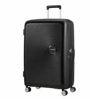 Чемодан на колесах American Tourister Soundbox, 77 см, черный