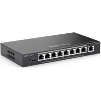 Коммутатор Reyee 9-Port Gigabit Smart POE Switch, 9 Gigabit RJ45 Ports including 8 PoE/POE+ Ports/RG-ES209GC-P