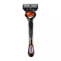 Набор бритвенный станок Gillette Fusion5 ProGlide + 1 сменная кассета SkinGuard Sensitive, черный, 1 шт