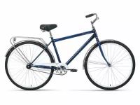 Велосипед 28 FORWARD DORTMUND 1.0 (1-ск.) 2022 (рама 19) темный/синий/белый