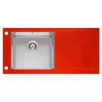 Кухонная мойка Imenza Passion 1B 1D левая (IV1011550E) красный