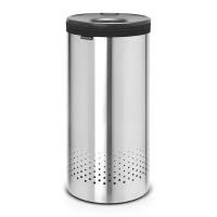 Корзина для белья Brabantia, 35л, с пластиковой крышкой, матовая сталь 103469