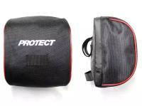 Cумка велосипедная PROTECT, на руль, 19х9х14 см, нейлон 1680D, черный