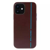 Чехол для смартфона iPhone 12 "6.1" Piquadro Blue Square коричневый AC5491B2/MO