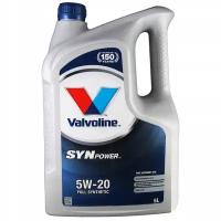 Масло моторное синтетическое Valvoline SYNPOWER FE 5W-20 (5л) VAL-5W20SP-5L