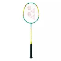 Ракетка для бадминтона Yonex Nanoflare E13 Strung, Turquoise/Yellow, 3U/5G