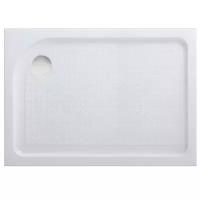 Акриловый поддон для душа BelBagno Tray L 100x80x15 TRAY-BB-AH-100/80-15-W-L Белый L с антискользящим покрытием