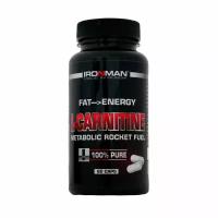 L-Карнитин IRONMAN L-Carnitine, 60 капсул / Жиросжигатель для похудения женщин и мужчин