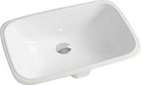 ArtCeram Washbasins Nettuno Раковина встраиваемая снизу 56x38 см, без отв. под смеситель, цвет: бел NTL001 01 00