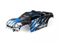 Аксессуары TRAXXAS запчасти Body, E-Revo, blue/ window, grille, lights decal sheet (assembled with front & rear body mounts and rear body support for clipless mounting)