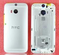 Задняя крышка для HTC One M8/One M8 Dual/One M8s Серебро