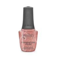 Gelish, Foundation Flex Rubber Base Gel - каучуковая база (камуфлирующая бежевая), 15 мл