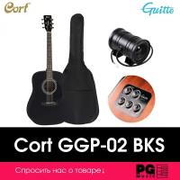 Трансакустическая гитара Cort GGP-02 BKS