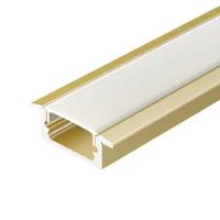 Arlight Профиль LINE-2308-F-2000 ANOD GOLD (Arlight, Алюминий), 2м