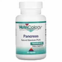 Nutricology, Pancreas, Natural Glandular (Pork), 60 Capsule