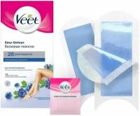 Veet / Полоски для депиляции Veet восковые для чувствительной кожи 12шт 3 уп