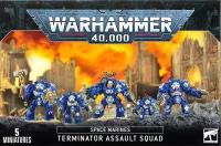 Миниатюры Warhammer 40000 Games Workshop Набор Штурмовое Отделение Терминаторов Космодесанта (SPACE MARINES TERMINATOR ASSAULT SQUAD)