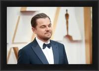 Плакат, постер на холсте Леонардо Ди Каприо. Leonardo DiCaprio. Размер 30 х 42 см