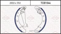 TATSUMI TCB1044 Колодки торм.бар.AUDI A2/VW G2/G3/PASSAT/POLO/SKODA FABIA 86-08