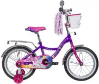 Велосипед 16 Novatrack LITTLE GIRLZZ фиолетовый VL23