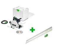 Пила погружная электрическая FESTOOL TS 55 FEBQ-Plus + шина FS 1400/2-KP