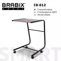 Стол BRABIX Smart CD-012 500х580х750 мм лофт металл/ЛДСП дуб каркас черный 641880 (1)