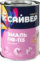 Алкидная эмаль универс. дерево, металл Сайвер ПФ-115 матовый белая 0,8 кг