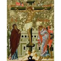 Икона Распятие Христа (копия старинной), арт ОПИ-1525